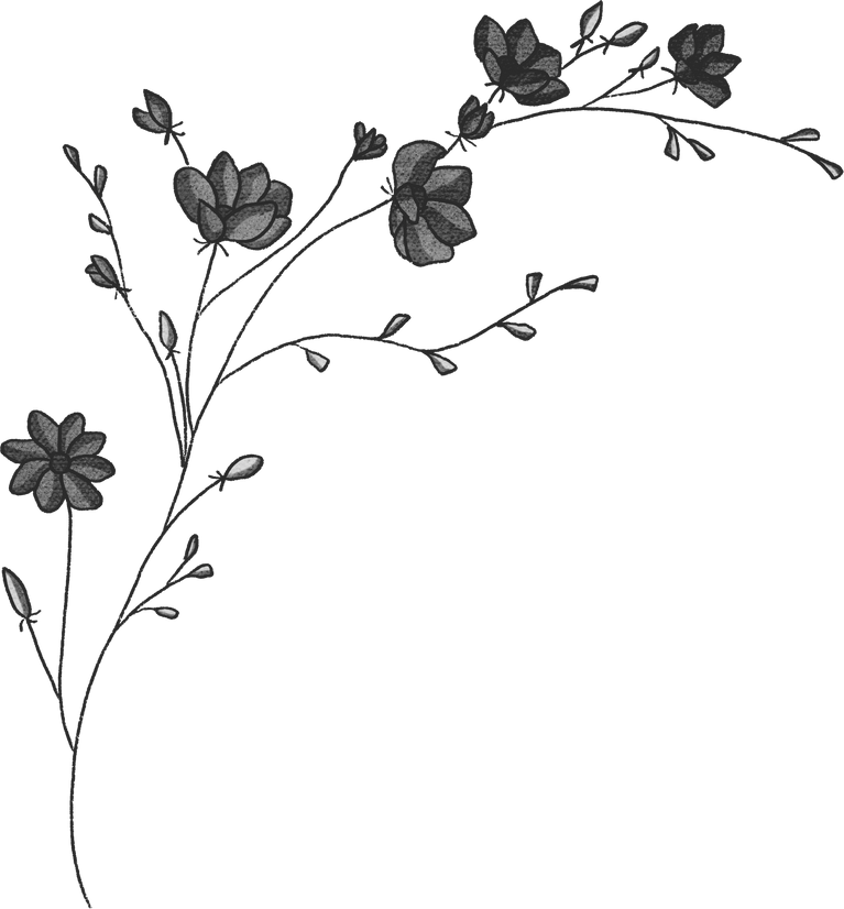 Black Flower Branch